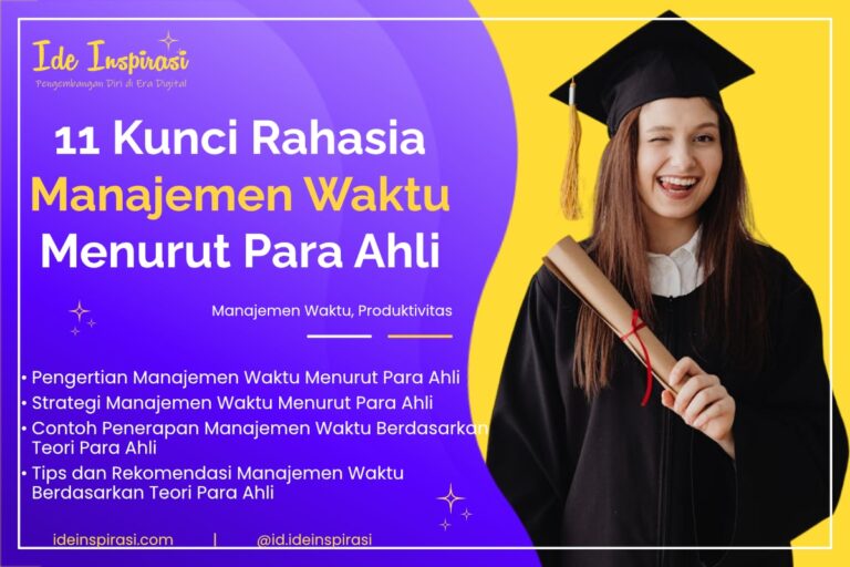 11 Kunci Teori Manajemen Waktu Menurut Para Ahli 18 Manajemen Waktu Menurut Para Ahli