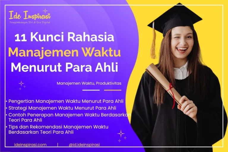 11 Kunci Teori Manajemen Waktu Menurut Para Ahli 18 Manajemen Waktu Menurut Para Ahli