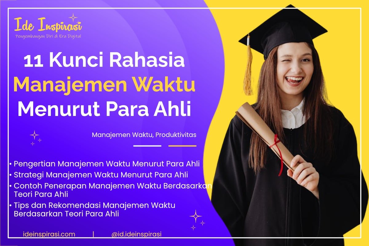 11 Kunci Teori Manajemen Waktu Menurut Para Ahli 1 Manajemen Waktu Menurut Para Ahli