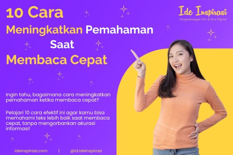 10 Cara Meningkatkan Pemahaman Saat Membaca Cepat 6 Meningkatkan Pemahaman Saat Membaca Cepat