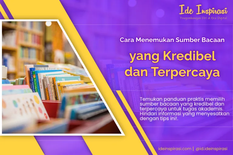 Cara Menemukan Sumber Bacaan yang Kredibel dan Terpercaya 6 Cara Menemukan Sumber Bacaan yang Kredibel